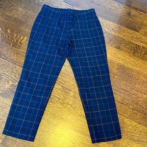 Navy ankle Theory slacks.